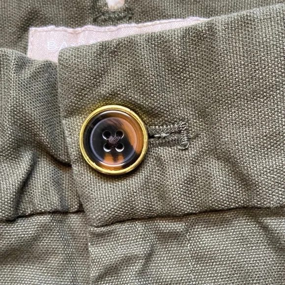 Olive Green Women's Casual Shorts - Picture 3 of 5